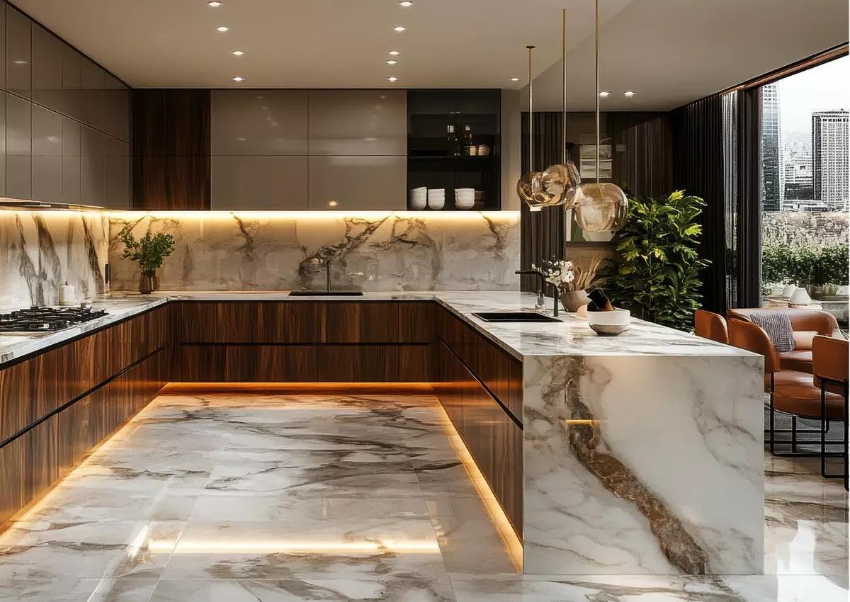 Fluted Wood Luxury