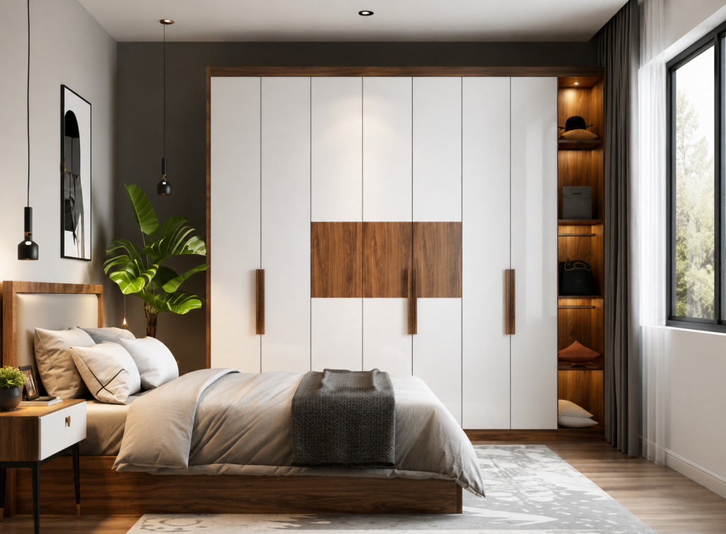 Hinged wardrobe