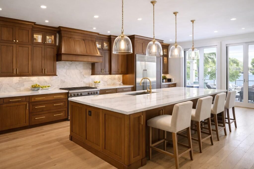 Large marble island countertops 2