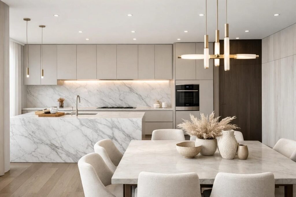 Large marble island countertops 3