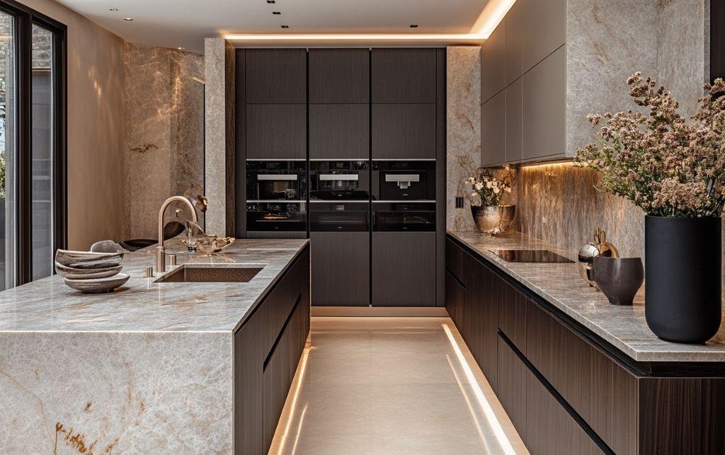 Large marble island countertops 5