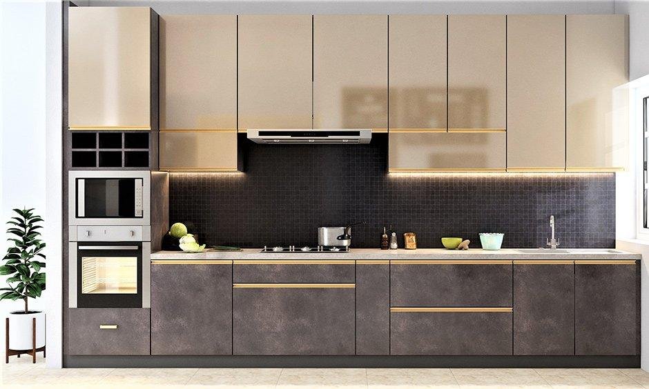 Minimalist Straight Kitchen