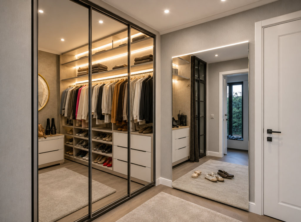 Minimalist Wardrobe Overlooking