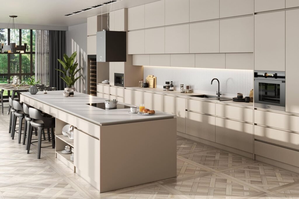 Modern Beige Kitchen