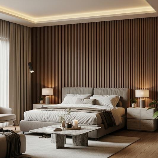 Oak Accent Wall