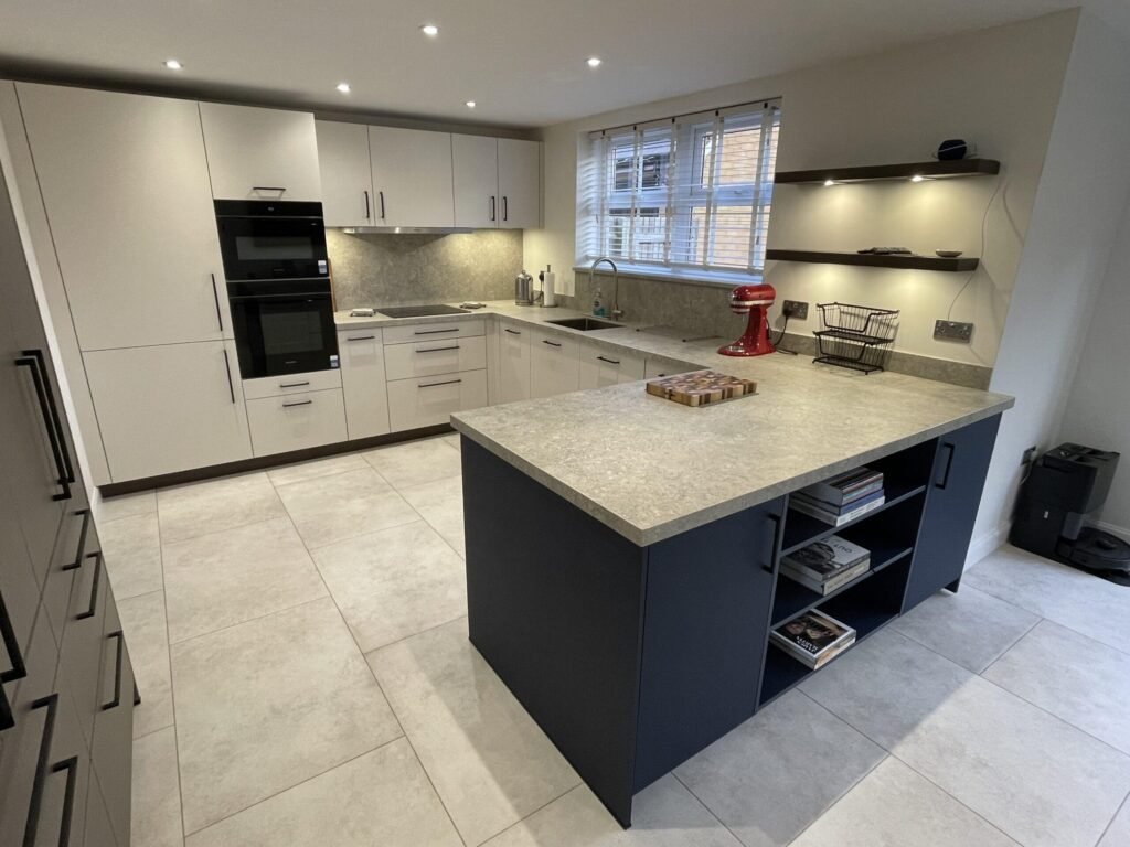 Scandinavian L-Shaped Kitchen