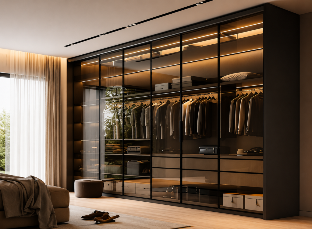 Sliding wardrobe