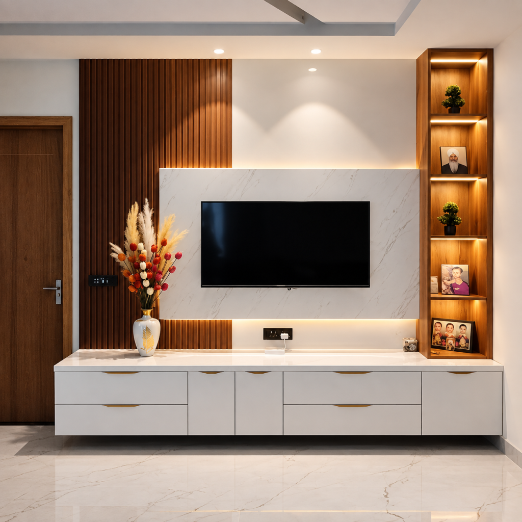 TV Unit PVC Panel