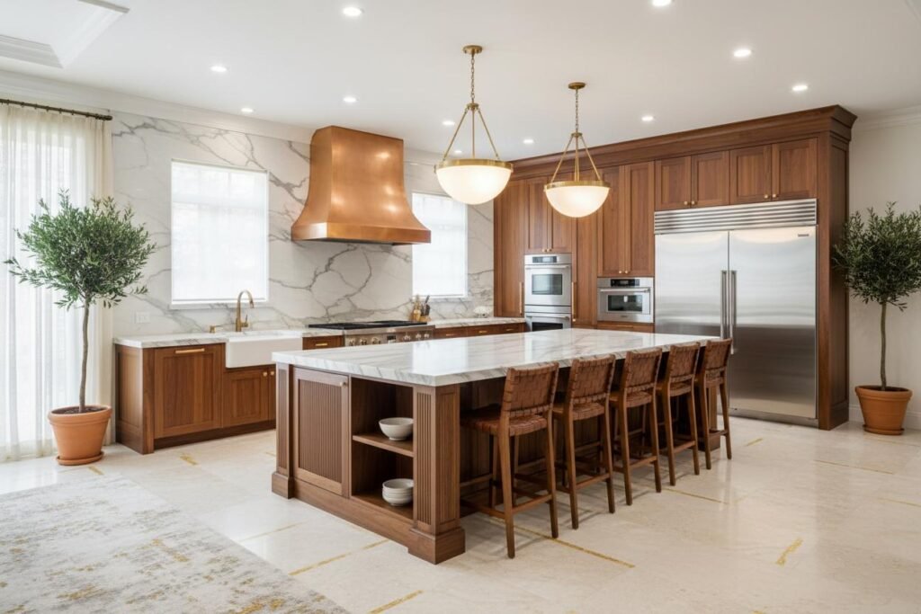 Walnut & Marble