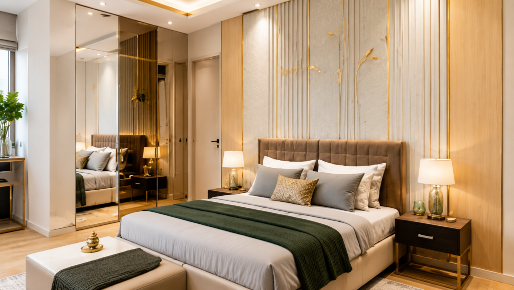 Warm Luxury Bedroom Retreat